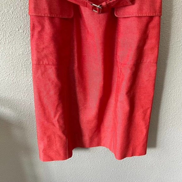 Vintage Samsonite Black Label Made In Italy Red Women Sleeveless Sheath Dress 10 - Picture 4 of 12